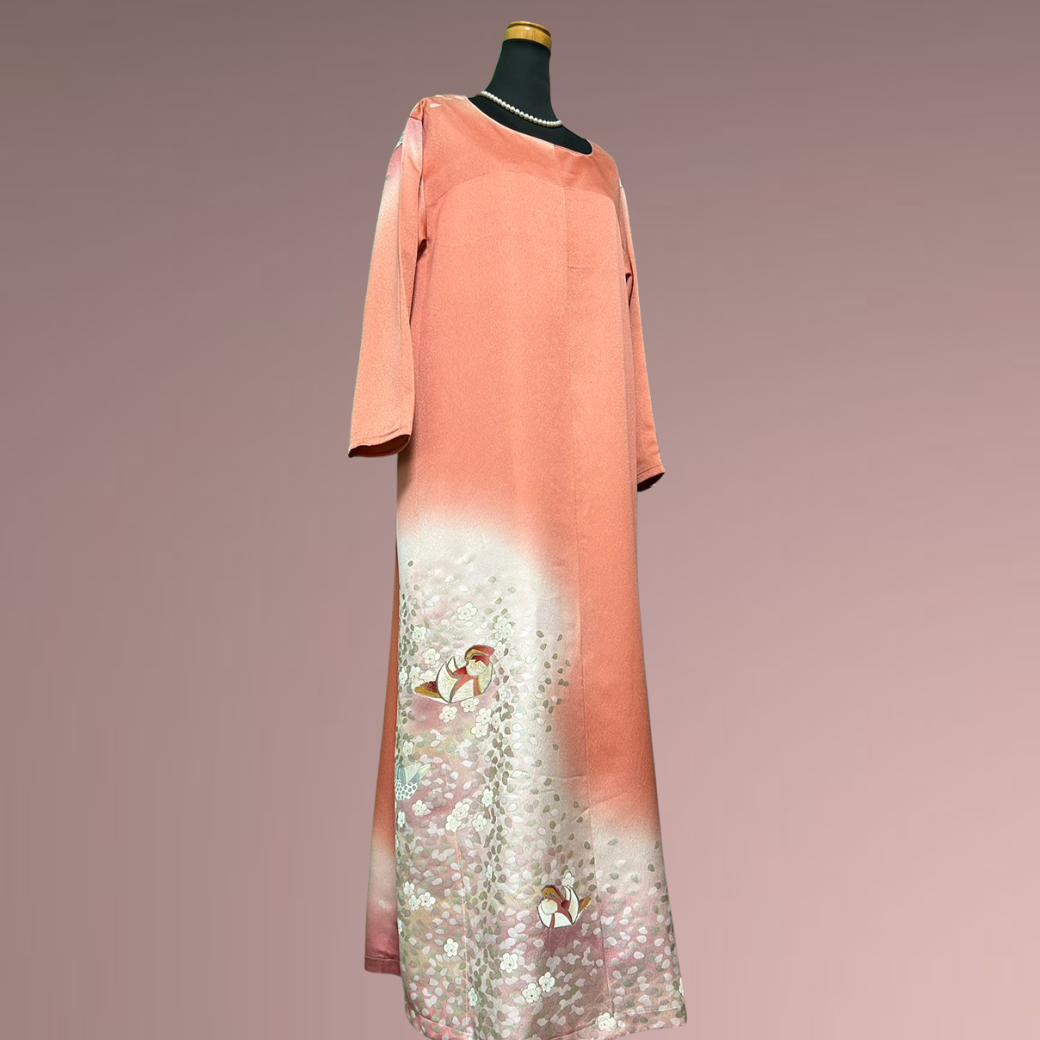 Iro Ro Furisode Spring Evening Kimono Dress