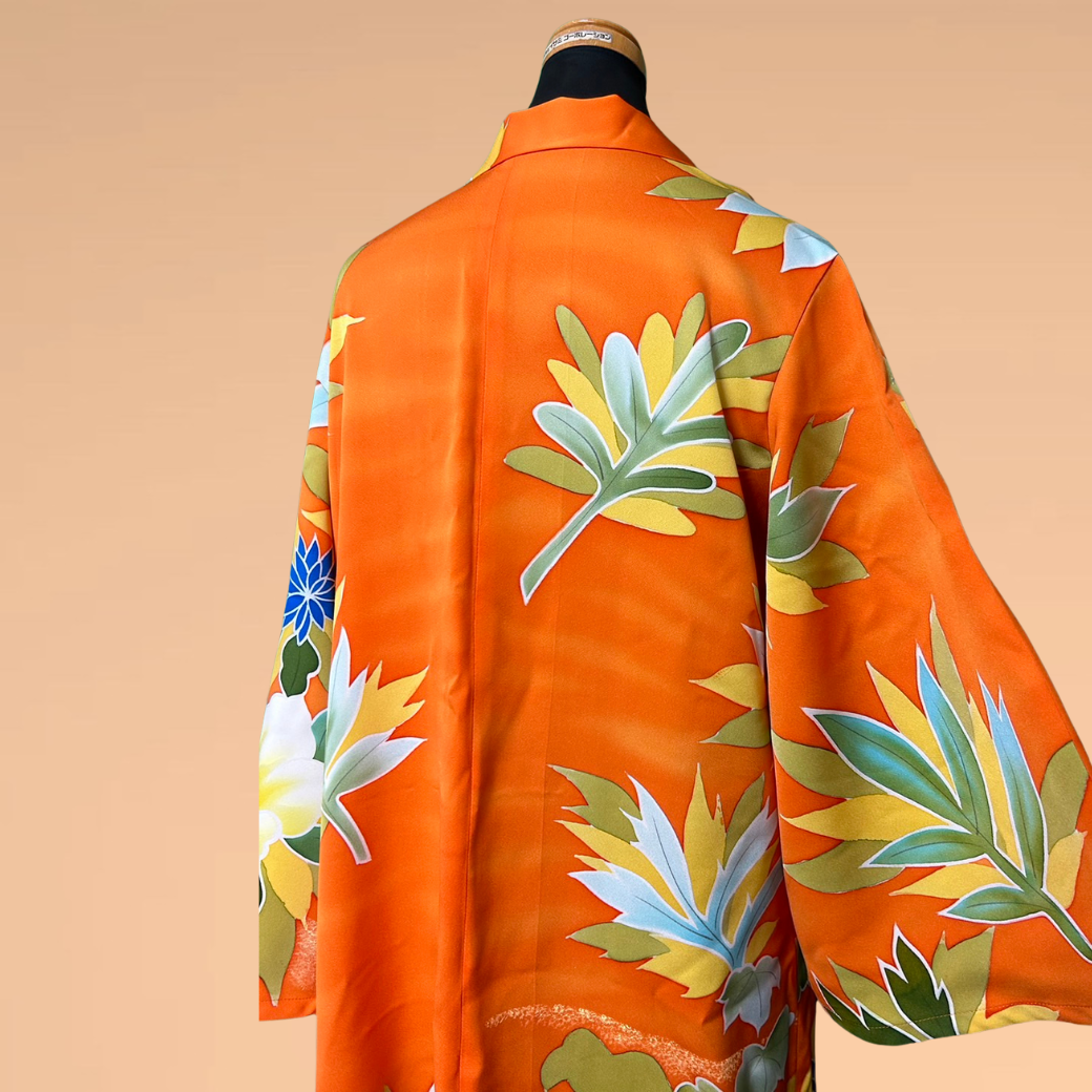 Turkish Bellflower Pattern  Kimono Gown