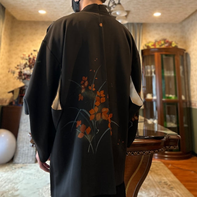 Haori with Colored Leaves (Japanese traditional haori coat)