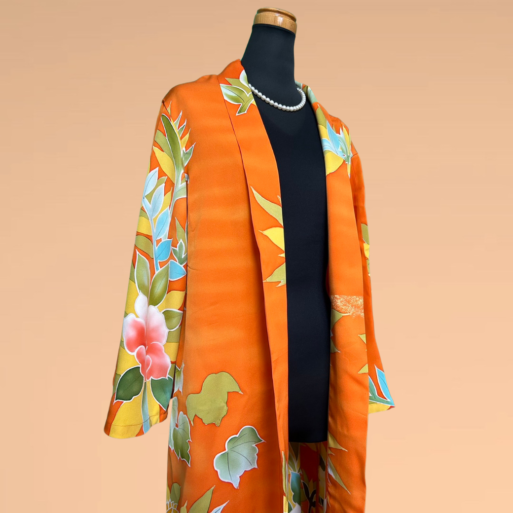 Turkish Bellflower Pattern  Kimono Gown