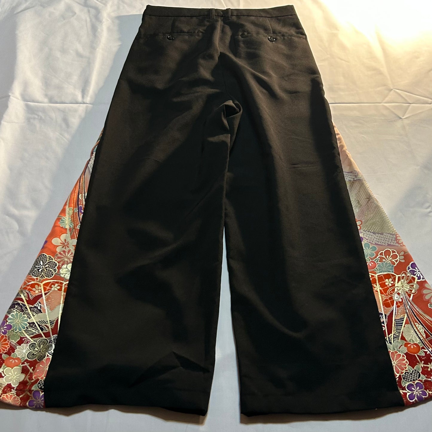 Kimono Wide Slacks with fun Pattern