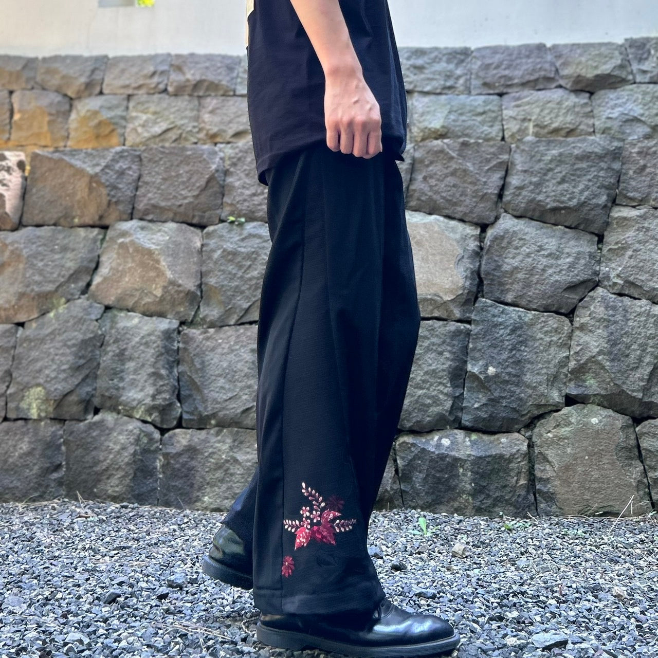 Kimono Slacks "with Hagi patterned"