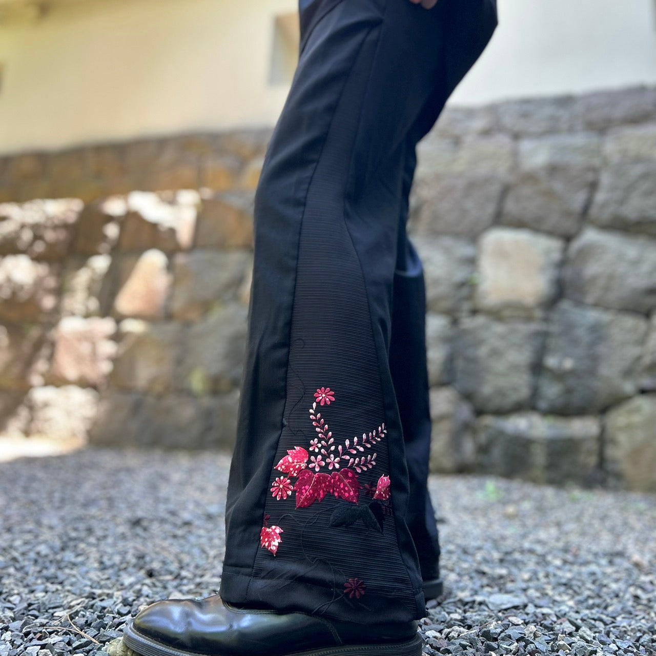 Kimono Slacks "with Hagi patterned"