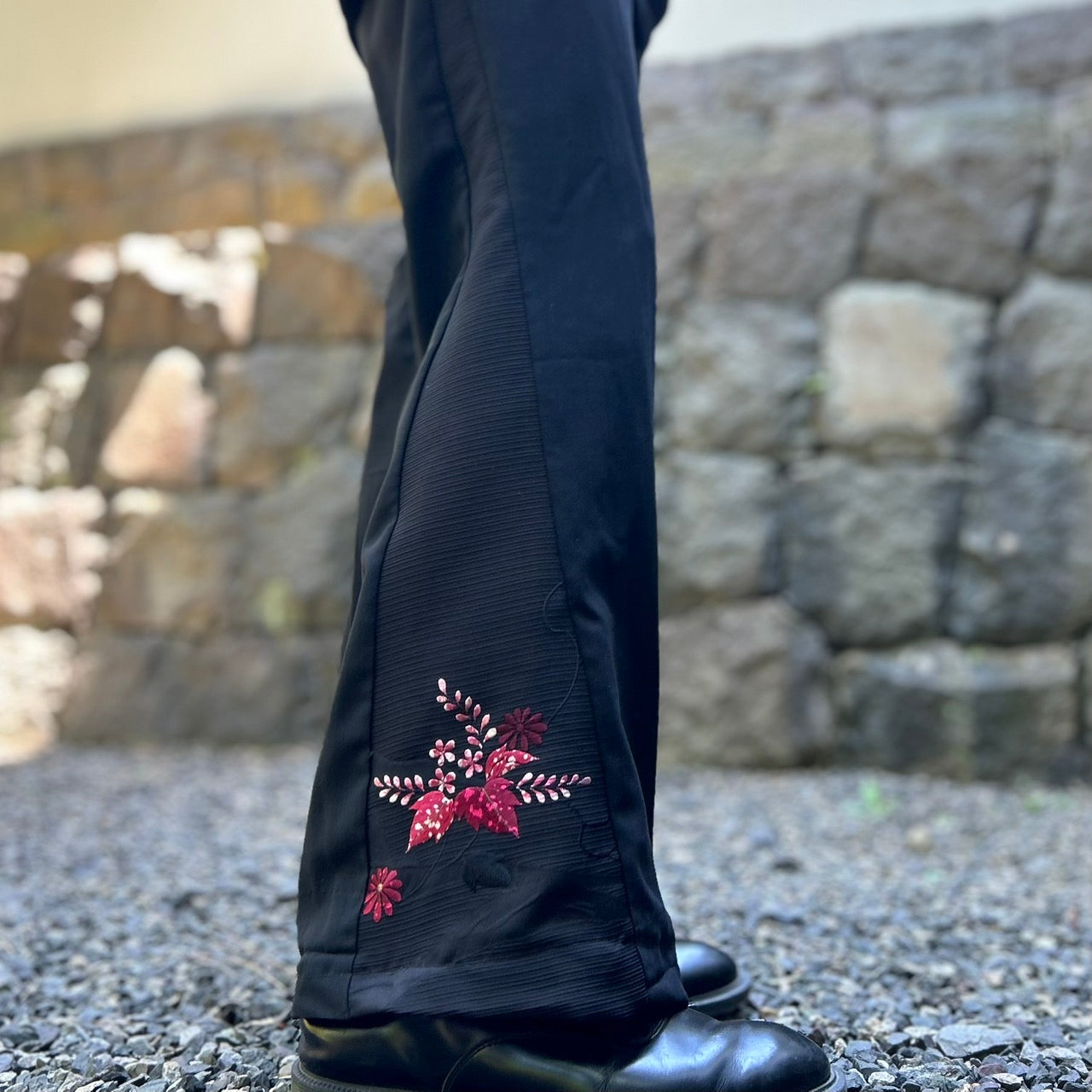 Kimono Slacks "with Hagi patterned"