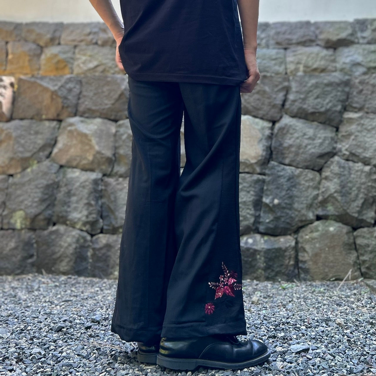 Kimono Slacks "with Hagi patterned"