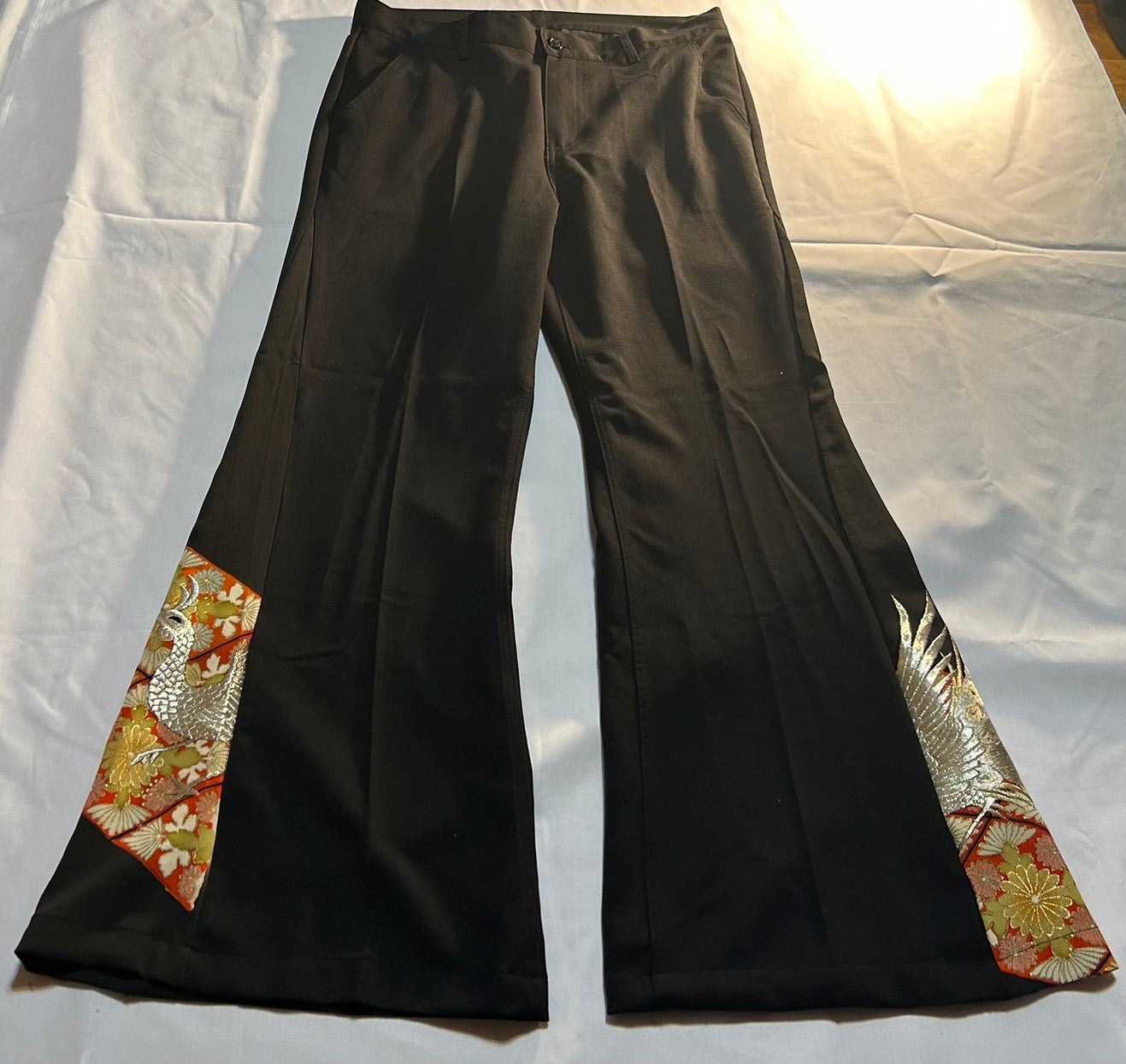 Kimono Slacks "peacock design"