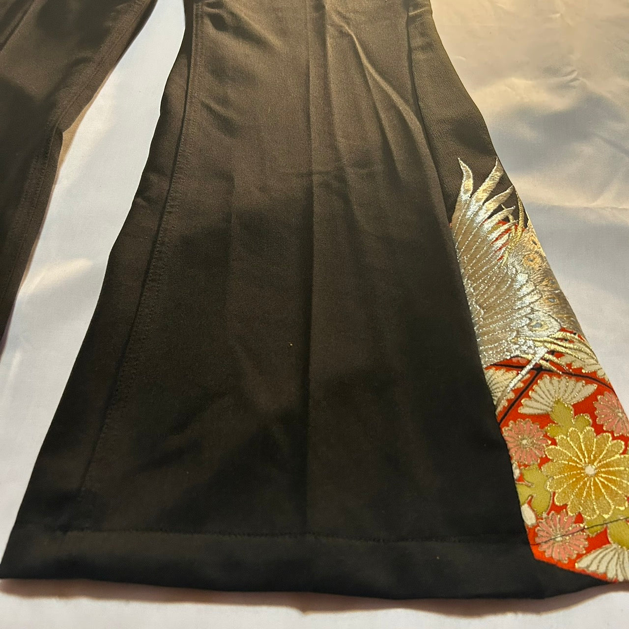 Kimono Slacks "peacock design"