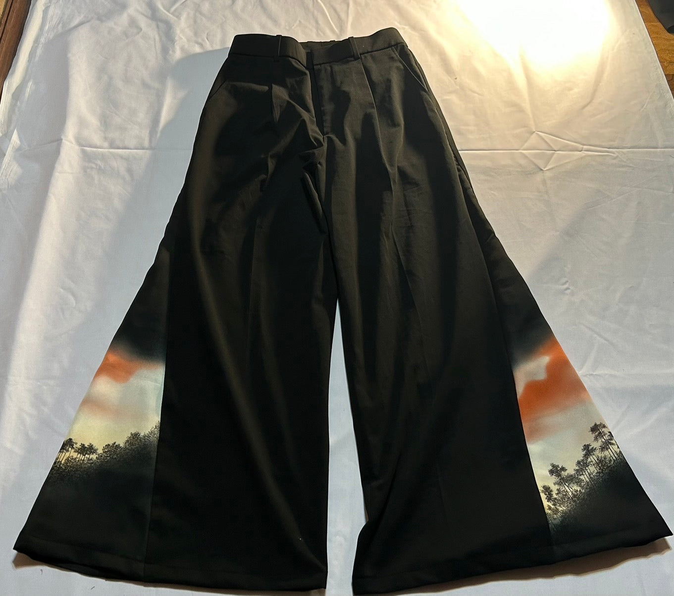 Kimono Wide Slacks with The Evening Pass