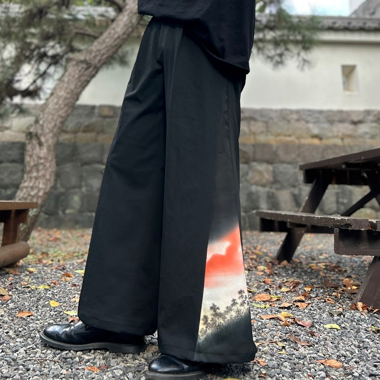 Kimono Wide Slacks with The Evening Pass