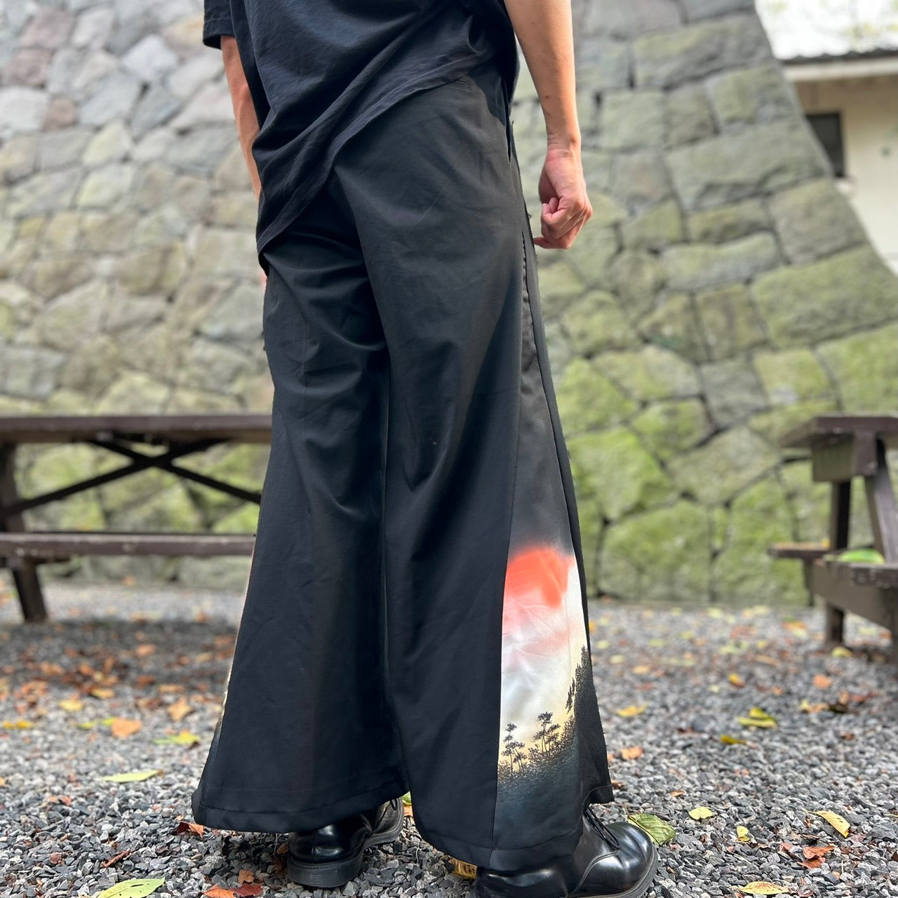 Kimono Wide Slacks with The Evening Pass